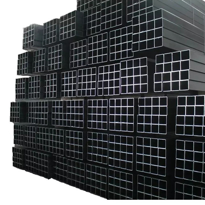 1mm-10mm Thick Black Hollow Section CE ISO Black Painted Steel Pipe
