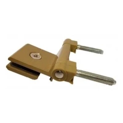 Pivot Hinge Chrome Sauna Glass Door Hinge Robust Alloy Steel Zinc Customized Models Tailored for Sauna Door Applications