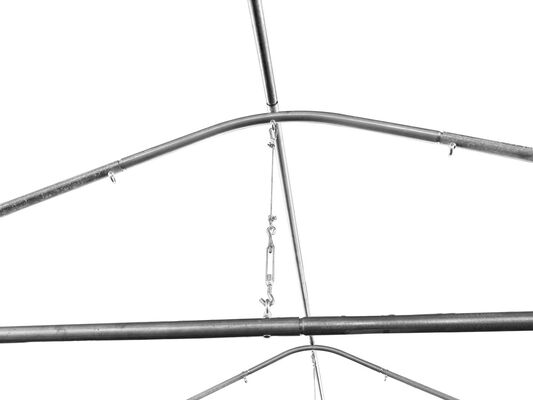 Single-span Tunnel Greenhouse with Polyethylene Film for livestock breeding  goods storage  temporary shelters or field hospitals in emergency wartime scenarios