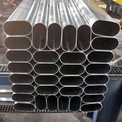 Saldırılmış hafif çelik düz kenarlı oval tüp Q345 0,5 mm-30 mm