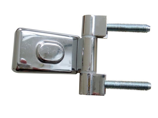 6-8mm Kalın Alüminyum Kapı Menteşeleri 1000mm Genişlik Cam Kapı İçin Krom Kaplama
